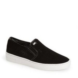 MICHAEL KORS women’s suede slip-on sneakers